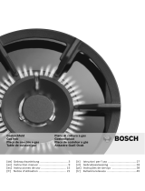 Bosch Gas hob with integrated controls Manual do usuário