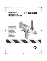 Bosch GBM 23-2 Instruções de operação
