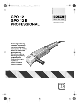 Bosch GPO 12 E Professional Instruções de operação