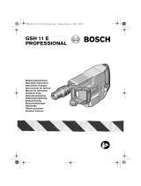 Bosch GSH 11 E Instruções de operação