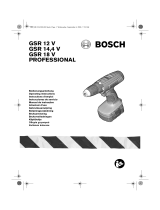 Bosch GSR 14,4 V Instruções de operação