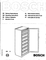 Bosch GSU8003 Manual do usuário