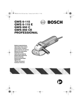 Bosch GWS 850 CE Professional Instruções de operação