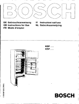 Bosch KDF3295TR Manual do proprietário
