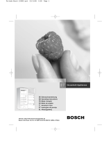 Bosch KSV32311/01 Manual do usuário
