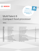 Bosch MultiTalent 8 MC812 Serie Manual do usuário