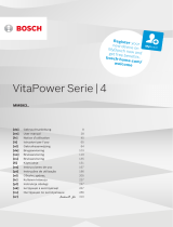 Bosch VitaPower MMB63 Serie Instruções de operação