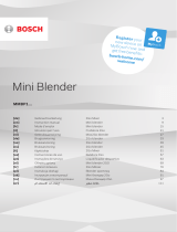 Bosch MMBP1000/01 Instruções de operação