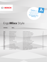 Bosch ErgoMixx Style MSM6S Serie Instruções de operação