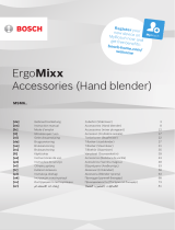 Bosch ErgoMixx MSM66150 Instruções de operação