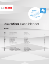 Bosch MAXOMIXX MS8CM61V5 Manual do proprietário