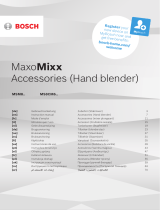 Bosch MaxoMixx MS8CM6 Serie Manual do proprietário