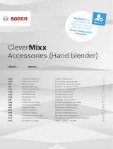Bosch CleverMixx MSM1 Serie Instruções de operação