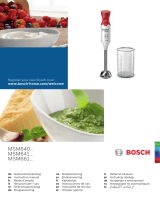 Bosch MSM66110Y/01 Manual do usuário