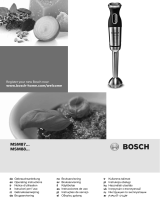 Bosch MSM87 Series Operating Instructions Manual