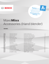 Bosch MaxoMixx MSM89 Serie Manual do proprietário