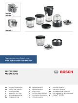 Bosch MUM54211/03 Manual do usuário