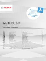 Bosch MUZ45XCG1 Instruções de operação