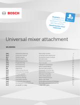 Bosch MUZXLVE1(00) Instruções de operação