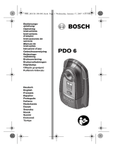 Bosch PDO 6 Manual do proprietário