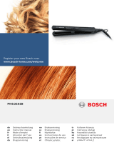 Bosch PHS2101B/01 Manual do usuário