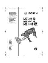 Bosch PSB 700-2 RE Instruções de operação