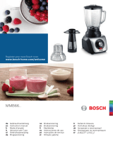 Bosch SilentMixx Pro MMB66G7M Manual do usuário