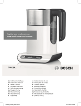 Bosch TWK8633GB Styline Kettle Manual do usuário