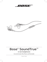 Bose SoundTrue in-ear Guia de usuario
