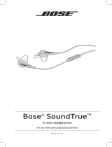 Bose SoundTrue in-ear Guia de usuario