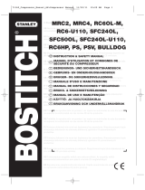 Bostitch BULLDOG Instruções de operação