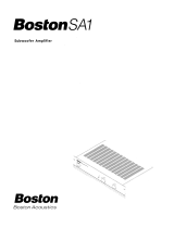 Boston SA1 Manual do usuário