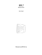 Bowers & Wilkins WM 2 Manual do usuário