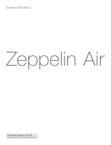 Bowers & Wilkins Zeppelin Air Manual do proprietário