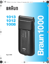 Braun 1013, 1012, 1008, 1000 Manual do usuário