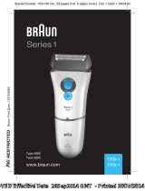 Braun 150s-1, 130s-1, Series 1 Manual do usuário