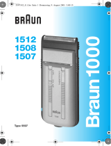 Braun 1512, 1508, 1507, 1000 Manual do usuário