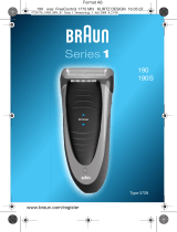 Braun 190, 190 S, Series 1 Manual do usuário