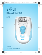 Braun 2270, Silk-épil EverSoft Manual do usuário