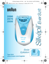 Braun 2590,  2570,  2550,  Silk-épil EverSoft Body Epilation Manual do usuário