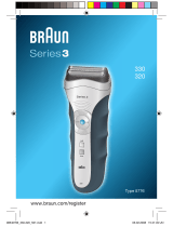 Braun 330, 320, Series 3 Manual do usuário