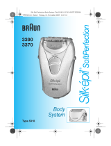 Braun 3390, 3370, Silk-épil SoftPerfection Body Systemn Manual do usuário