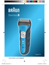 Braun 340, Series 3 Manual do usuário