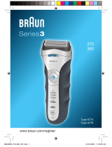 Braun 370, 360, Series 3 Manual do usuário
