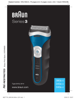 Braun Series 3 380s-4 Wet&Dry Manual do usuário