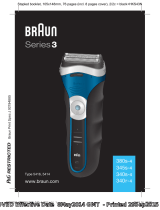 Braun 380s-4, 345s-4, 340s-4, 340r-4, Series 3 Manual do usuário