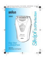 Braun 3880,  Silk-épil SoftPerfection Easy Start for Body & Face Manual do usuário