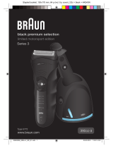 Braun 390cc-3, Series 3, black premium selection Manual do usuário
