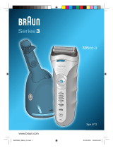 Braun Series 3 395cc-3 Manual do usuário