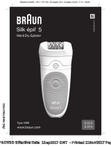 Braun Wet & Dry Epilator Manual do usuário